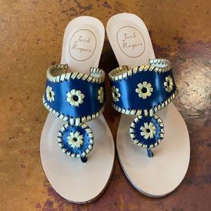 Gorgeous Jack Rogers - Navy/Gold